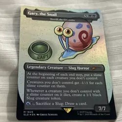 MTG English Gary, the Snail - Toxrill, the Corrosive (Rainbow Foil) NM Foil - Image 2