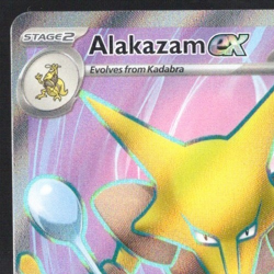 Pokemon TCG Alakazam EX 188/165 Scarlet & Violet 151 Ultra Rare Holo Card NM - Image 3