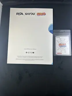 PSA Magazine x Kayou Exclusive NARUTO UZUMAKI PROMO CARD & Magazine Base Cover‼ - Image 2