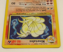 Pokemon TCG Ninetales Base Set 12/102 Holo Unlimited Holo Rare MP Card - Image 4