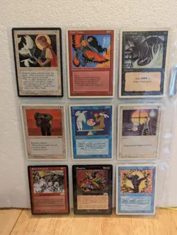 Vintage Magic the Gathering Deckmaster 9 Card Bundle - Image 1
