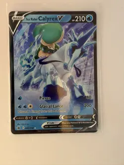 Ice Rider Calyrex V 045/198 Chilling Reign 2021 Ultra Rare Pokemon TCG Card - NM - Image 1