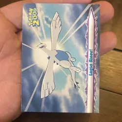 Pokemon Topps Movie 2000 Lugia Rises non holo #64 Vintage TCG Card Old School - Image 1
