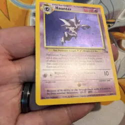 Haunter 6/62 Fossil Holo Rare Pokemon Card 1999 Vintage WOTC old School - Image 5
