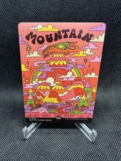 Mountain (1948) non foil - Flower Power Secret Lair Ashley Dreyfus MTG - Image 1
