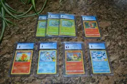 8 McDONALDS GRADED POKEMON CARD LOT GAME CARDS VARIOUS GRADES 8 TOTAL - Image 1