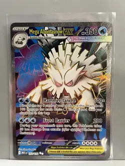 Mega Abomasnow ex 157/132 NM Full Art Ultra Rare Mega Evolution Pokemon Card TCG - Image 1