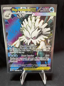 Mega Abomasnow ex 157/132 NM Full Art Ultra Rare Mega Evolution Pokemon Card TCG - Image 1
