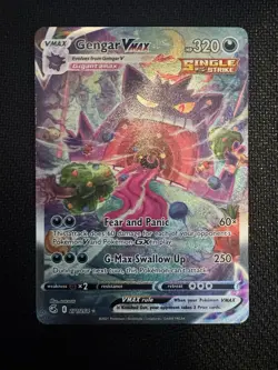 Pokemon Card TCG Gengar VMAX 271/264 Alt Art Secret Rare Ungraded NM - Image 2
