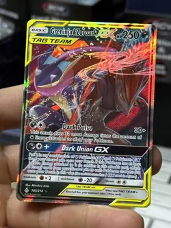 Greninja & Zoroark GX 107/214 Unbroken Bonds 2019 Tag Team Pokemon Card TCG - Image 3