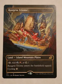 MTG - Raugrin Triome (Showcase) - Ikoria: Lair of Behemoths Regular - NM/MINT - Image 1