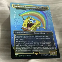 Jodah the Unifier Borderless FOIL MTG Secret Lair 1932 SpongeBob SquarePants - Image 1
