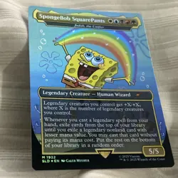 Jodah the Unifier Borderless FOIL MTG Secret Lair 1932 SpongeBob SquarePants - Image 2