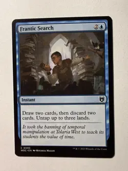 Frantic Search #93 (NM) Wilds of Eldraine WOC Magic MTG - Image 1