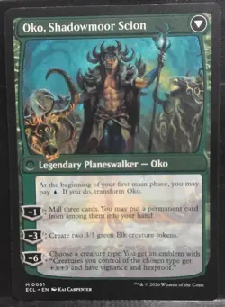 Oko, Lorwyn Liege // Shadowmoor Scion 0061 Eclipsed NM Pack Fresh - Image 2