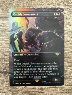 Orcish Bowmasters (Borderless) Universes Beyond: the Lord of the Rings FOIL - Image 1