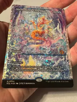 MtG Lorwyn Eclipsed Fractured Foil Harmonized Crescendo Showcase 0394. CLEAN - Image 3