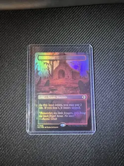 Blood Crypt FOIL Borderless Shock Land MTG Lorwyn Eclipsed Swamp Mountain NM - Image 1