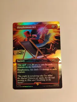 Blasphemous Act (1756) (Rainbow Foil) Secret Lair Drop Foil - Image 1