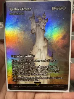 Kefka's Tower / Bolas's Citadel Foil Magic Final Fantasy w/ Protective Sleeve - Image 1