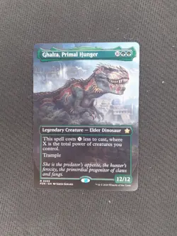 Ghalta, Primal Hunger - Borderless - Magic Foundations (MTG) - Image 1