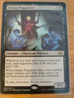 MTG Gixian Puppeteer 099 The Brothers' War M/NM Free UK P&P - Image 1