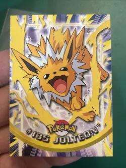 2000 Topps Pokemon Series 3 #135 Jolteon TV Animation Edition Blue Vintage - Image 1
