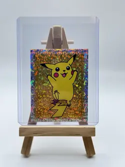 1999 Pikachu Special Glitter Insert Pokemon Sticker Topps Merlin Nintendo S30 - Image 1