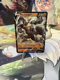 Pokemon TCG Machamp V Sword & Shield - Astral Radiance 072/189 Holo Ultra Rare - Image 1