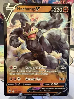 Pokemon TCG Machamp V Sword & Shield - Astral Radiance 072/189 Holo Ultra Rare - Image 2