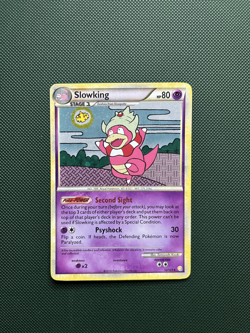 Pokemon TCG Slowking 12/123 HeartGold & SoulSilver Holo Rare LP Condition - Image 1
