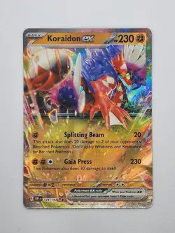 Pokemon TCG Koraidon ex Obsidian Flames - 124/197 Holo Double Rare - Image 1