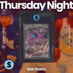 2025 POKEMON SV DESTINED RIVALS #233/182 TEAM ROCKET'S NIDOKING EX SIR - Image 1