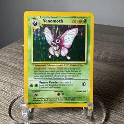 Pokemon TCG Venomoth — 13/64 Jungle Holo MP-HP - Image 1