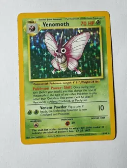 Pokemon TCG Venomoth — 13/64 Jungle Holo MP-HP - Image 2