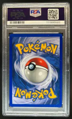 1999 Pokemon Unlimited Mewtwo Rare Holo #10/102 PSA 8 - Image 2