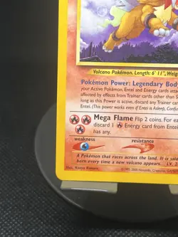 Pokemon TCG Entei 17/64 Neo Revelation Regular Rare LP - Image 5
