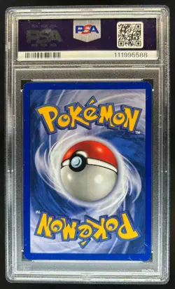 1999 Pokemon Unlimited Nidoking Rare Holo #11/102 PSA 8 - Image 2