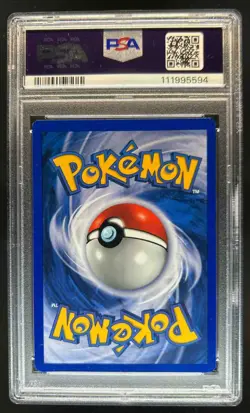 1999 Pokemon Unlimited Hitmonchan Rare Holo #7/102 PSA 8 - Image 2