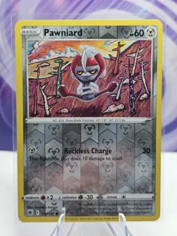 Pokemon TCG Pawniard Sword & Shield - Astral Radiance 115/189 Reverse Holo - Image 1