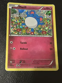 Pokemon - Marill - 10/12 #010/012 - McDonald's Promos 2015 Holo - Image 1