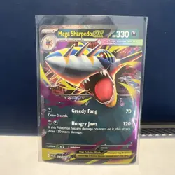 Mega Sharpedo ex - 061/094 - Double Rare - Phantasmal Flames - Pokemon - NM/M - Image 1