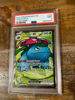 Pokemon 151 Mew En 2023 VENUSAUR Ex Ultra Rare #182 PSA 9 Mint RARE 2 - Image 1