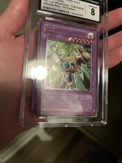 Yu-Gi-Oh! Elemental Hero Thunder Giant 1st Edition EURO Ultimate Rare CGS 8 - Image 2