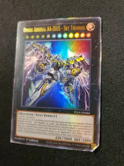 Divine Arsenal AA-ZEUS Sky Thunder STAX-EN044 1st Edition Yugioh Damaged See Pic - Image 3