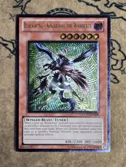 Yugioh Blackwing - Kogarashi the Wanderer EXVC-EN009 Unlimited Ultimate Rare NM - Image 1