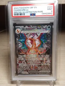 Pokemon 10 Card LOT W/Ultra Rare! V,VStar,Vmax,EX,GX,ACE,IR (M/NM)🤩CHARIZARD223 - Image 1