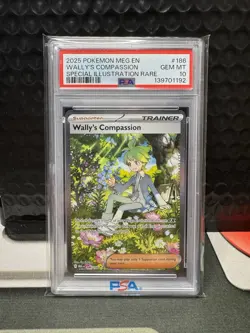 2025 Pokemon Mega Evolution Wally’s Compassion Special Illustration Rare PSA 10 - Image 1