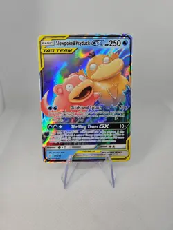 Slowpoke & Psyduck GX 35/236 SM Unified Minds Holo Near Mint Pokemon TCG - Image 1