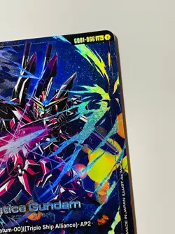 Justice Gundam GD01-066 LR+ Alt Art GUNDAM NEWTYPE RISING TCG CARD NM ENGLISH - Image 5